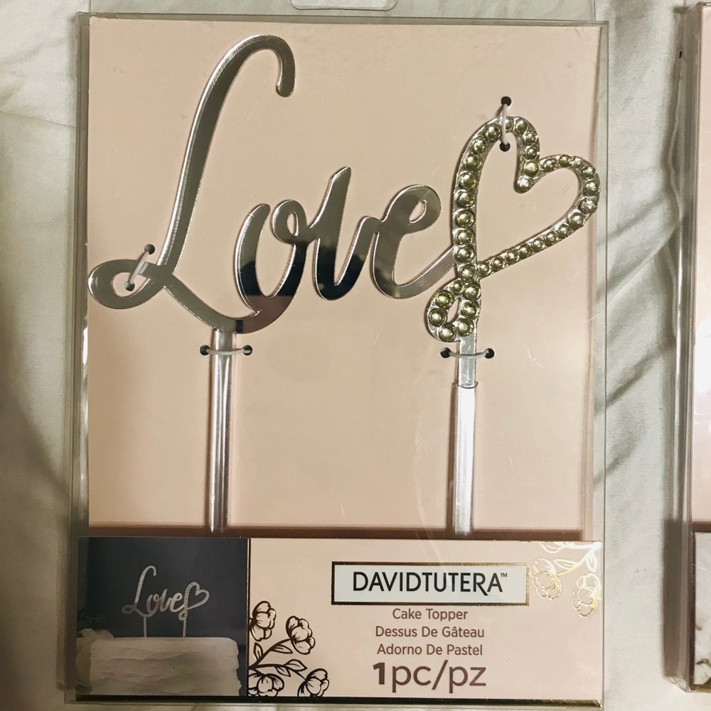 David Tutera Wedding Glam Cake Topper